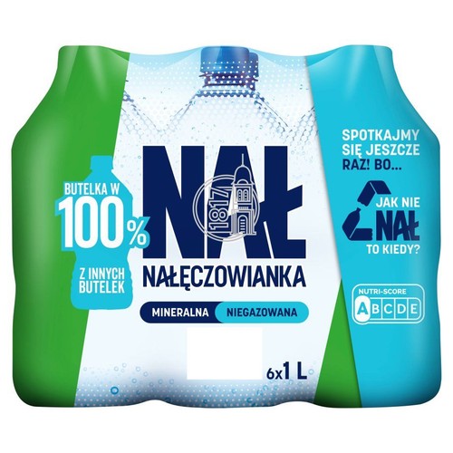 Woda mineralna niegazowana Nałęczowianka 6 x 1 l