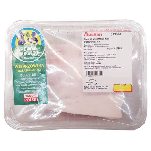 Słonina wieprzowa Pewni Dobrego na wagę ok. 400 g