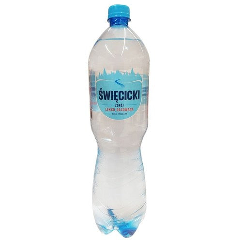 Woda źródlana lekko gazowana Święcicki Zdrój 6 x 1,5 l