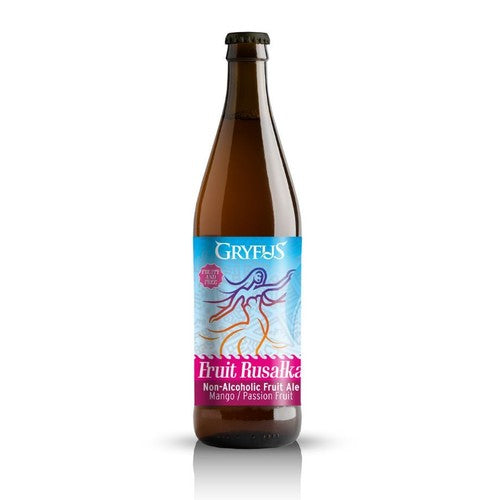 Piwo bezalkoholowe Fruit Rusałka Ale Mango Passion Fruit alk. 0.0% obj. Browar Gryfus 500 ml